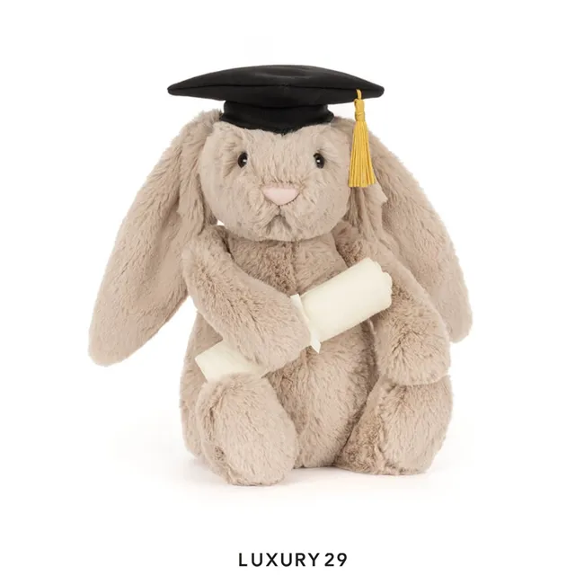 JellyCat Bashful Bunny Graduation