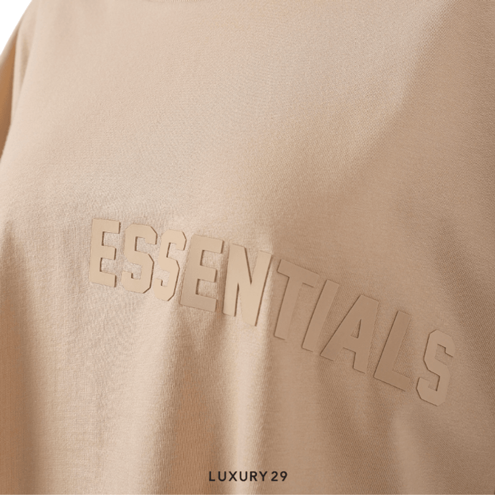 Essentials Fear Of God T-Shirt Sand (SS23)(2XS, Brown)