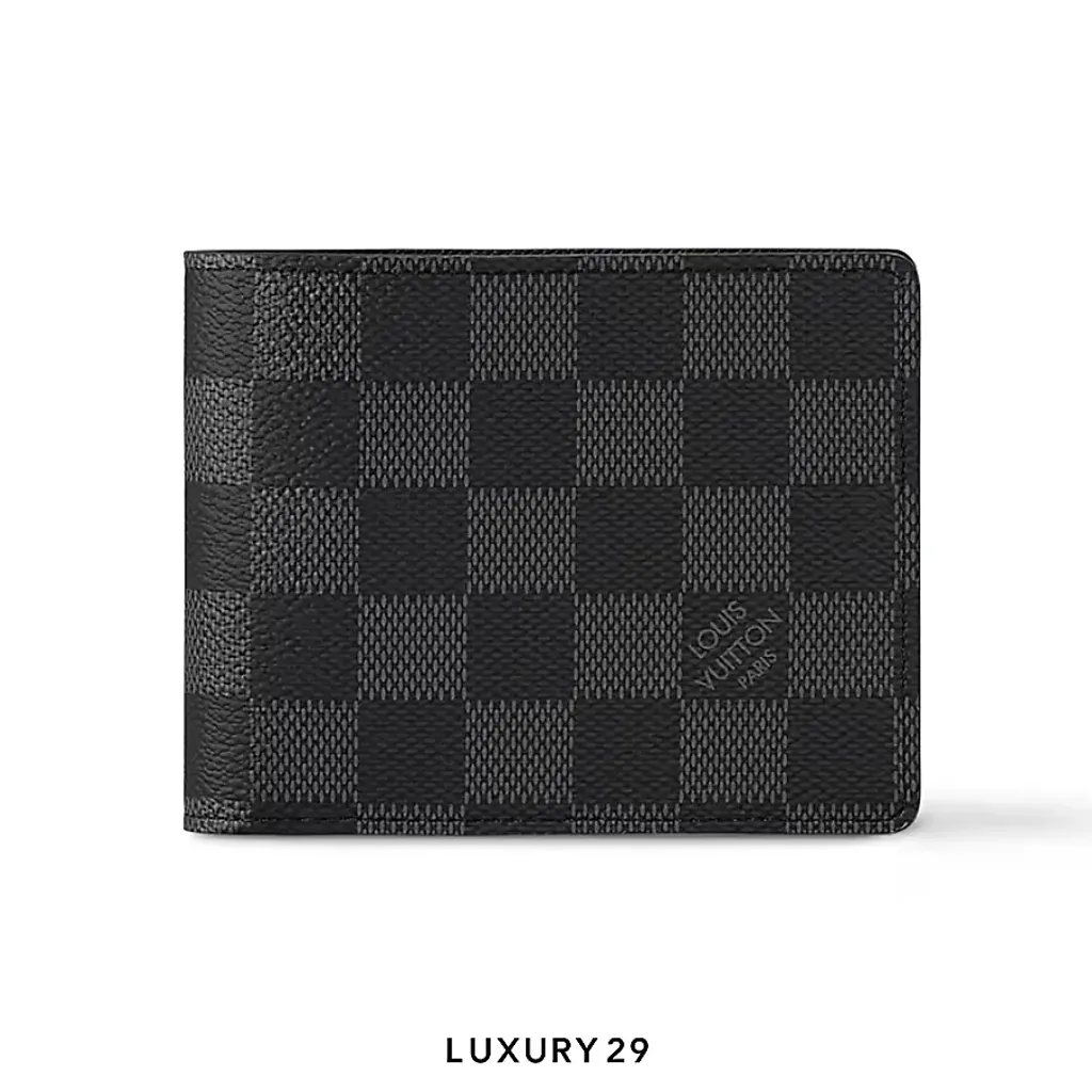 Louis Vuitton LV Multiple wallet Black(Small, Black)