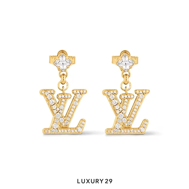 Louis Vuitton LV Lady LV Earrings Gold
