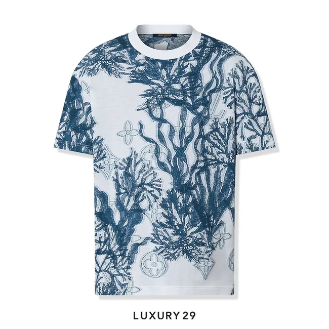 Louis Vuitton LV Graphic Cotton Short-Sleeved T-Shirt