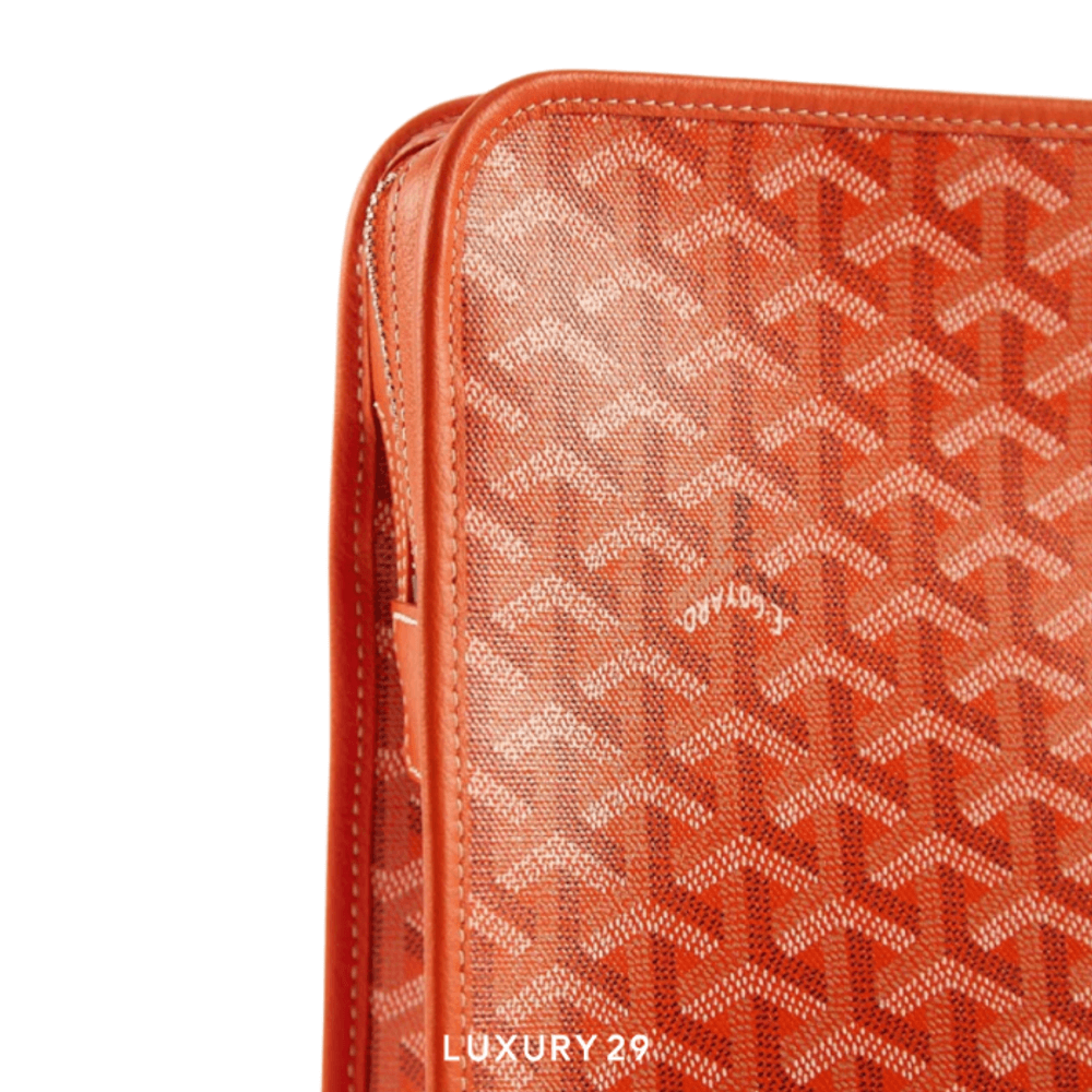 Goyard Jouvence MM Toiletry Bag Orange(Medium, Orange)