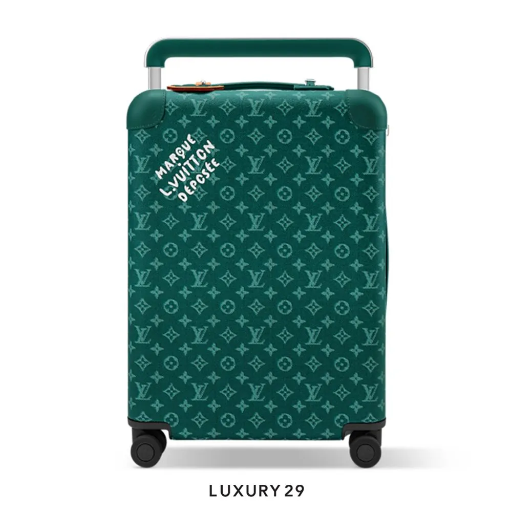 Louis Vuitton LV Horizon 55 travel bag Green(Small, Green)