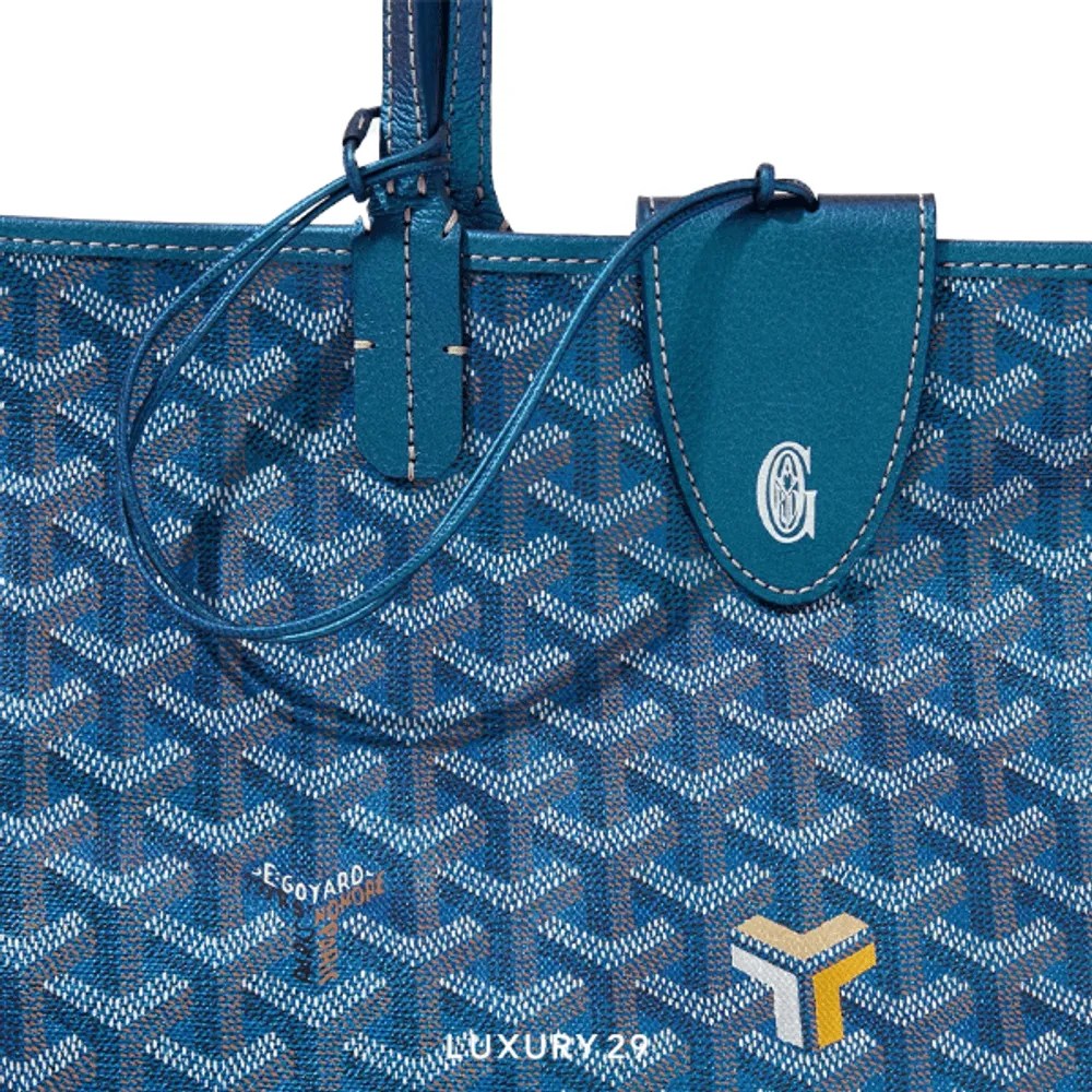 Goyard Saint Louis PM Bag 2024 Pearly Blue(Small, Blue)