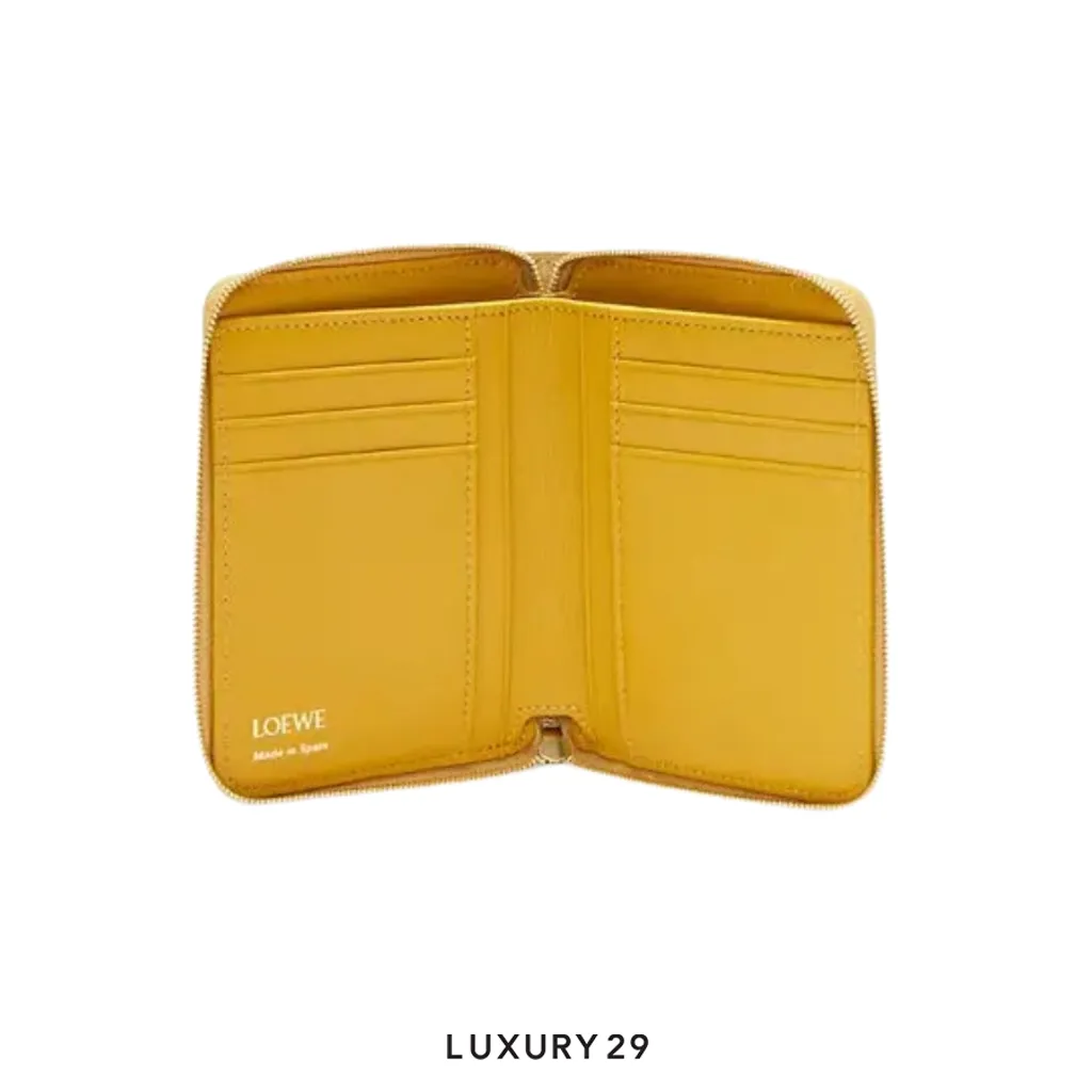 Loewe Knot Copact Wallet Zip Around Neutrals(Free Size, Neutrals)