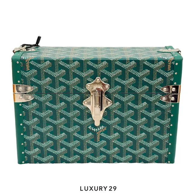 Goyard Cassette Trunk Bag Green
