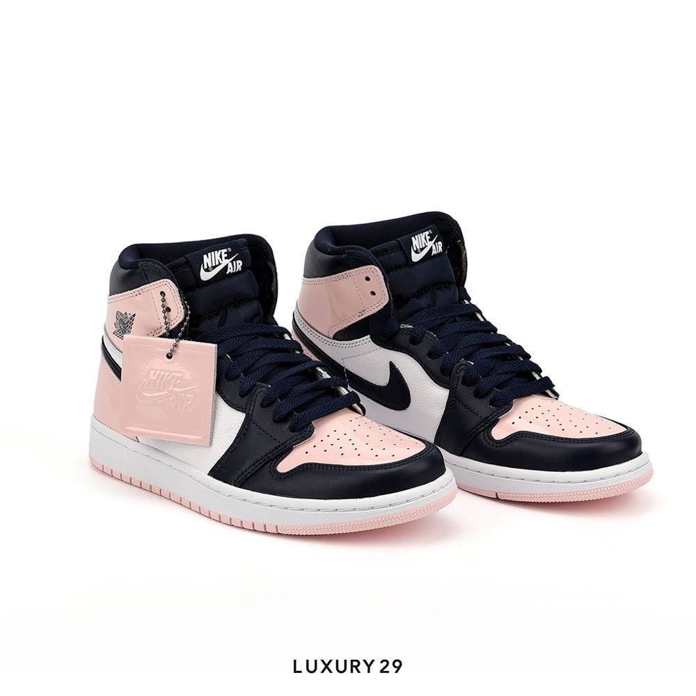 Nike Jordan 1 Retro High OG Atmosphere (Women's)(36.5, Pink)