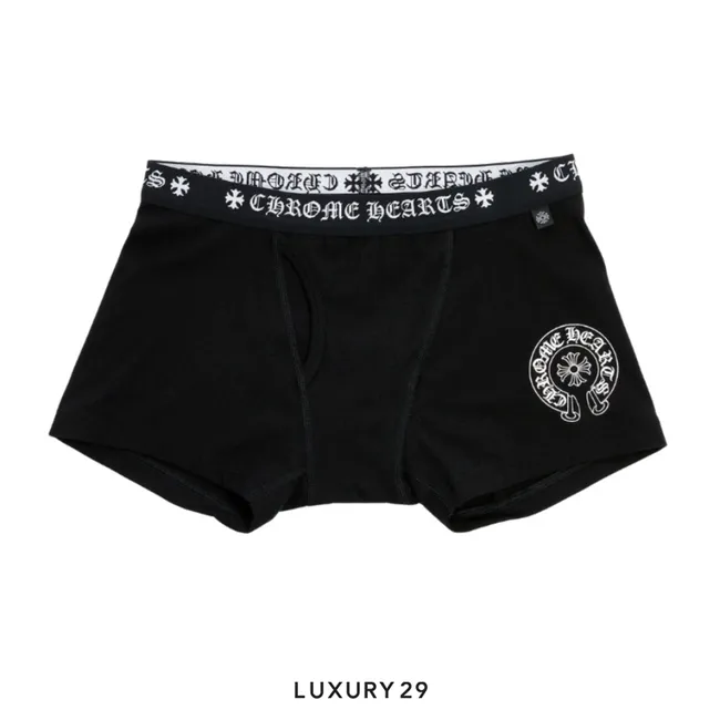 Chrome Hearts Underwear - Boxer Briefs Black/White