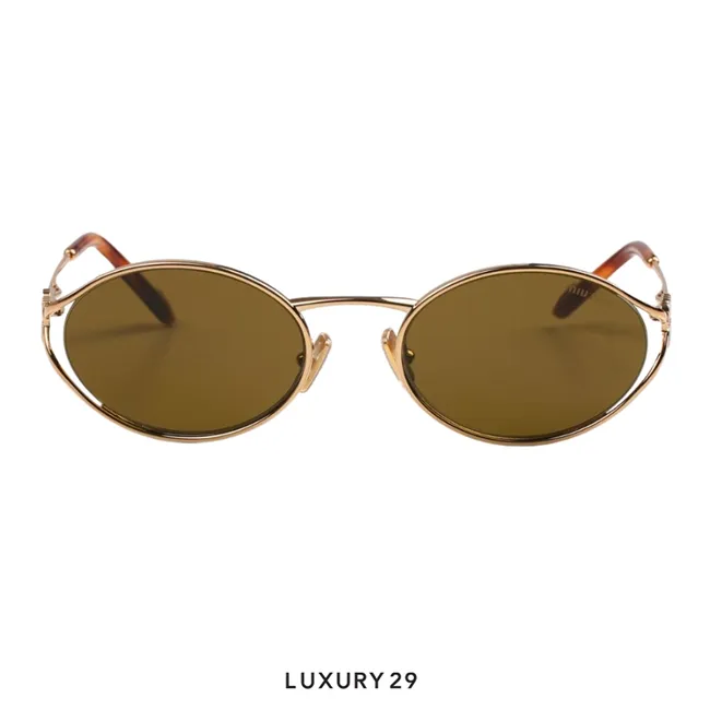 Miu Miu Logo sunglasses Loden Lenses