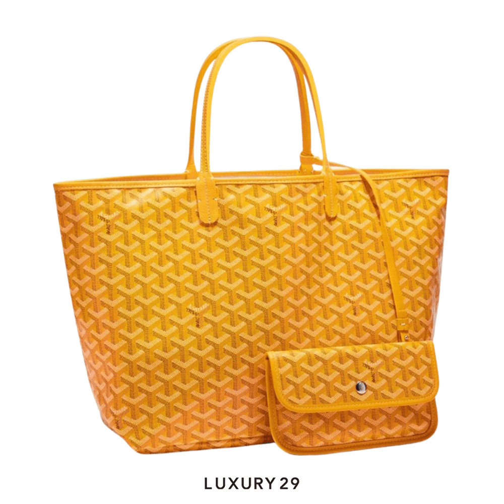 Goyard Saint Louis PM Bag Yellow(Small, Yellow)