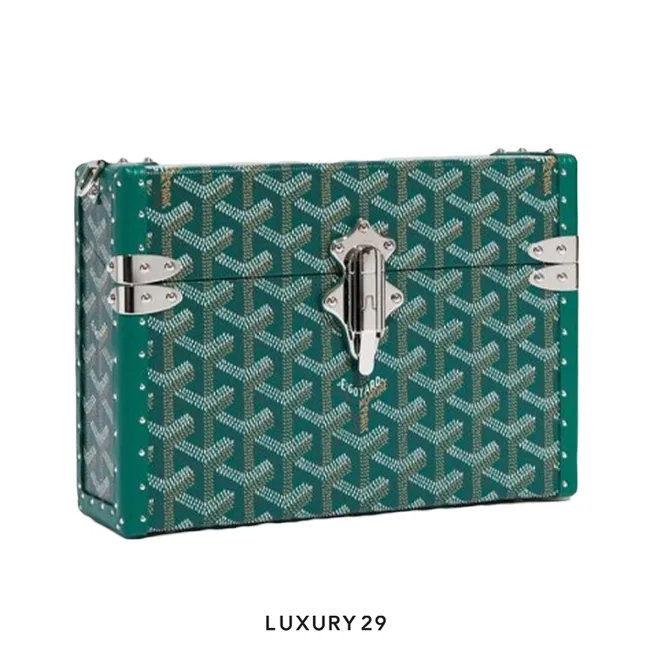 Goyard Cassette Trunk Bag Green