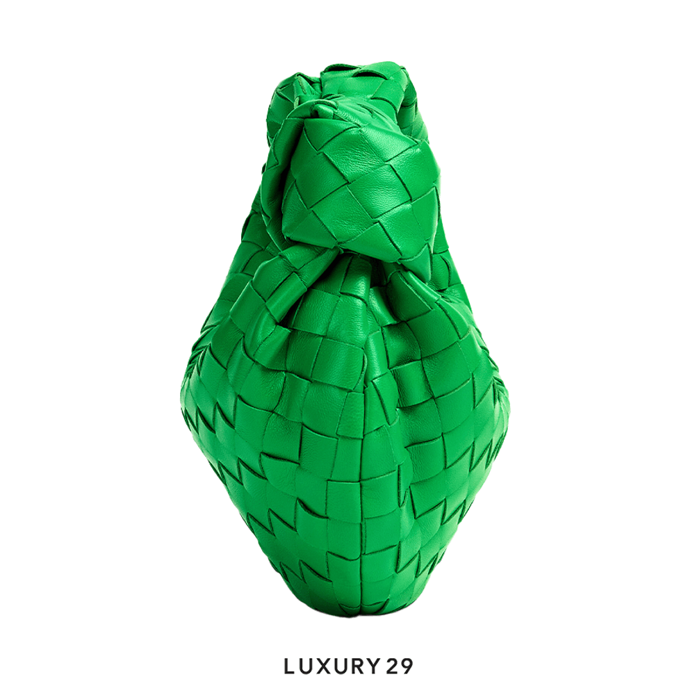 Bottega Veneta Mini Jodie in Green Gold Hardware(Mini, Green)