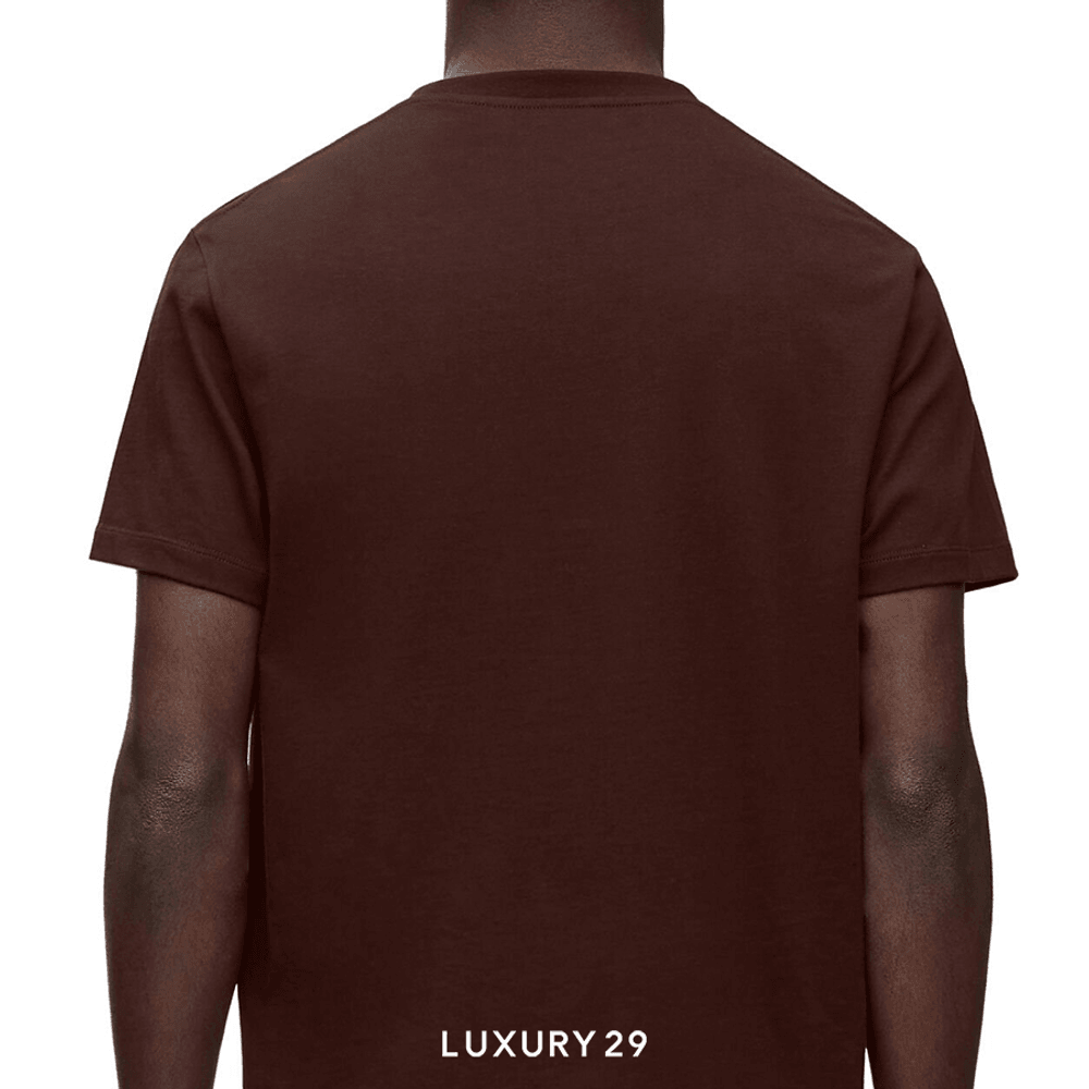 Loewe Regular fit T-shirt in cotton Chocolate Brown(XL, Brown)