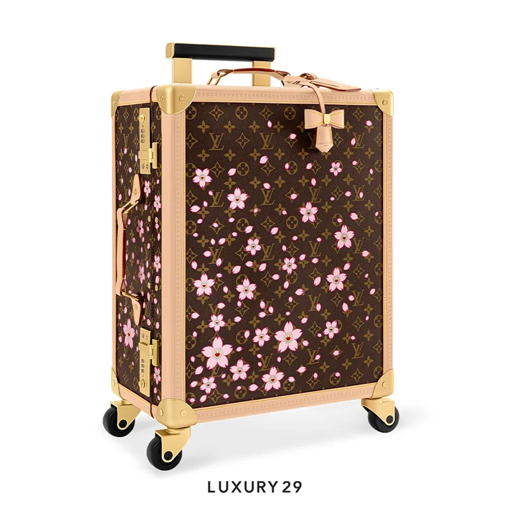 Louis Vuitton LV x TM Rolling Trunk Bag Brown(Large, Brown)