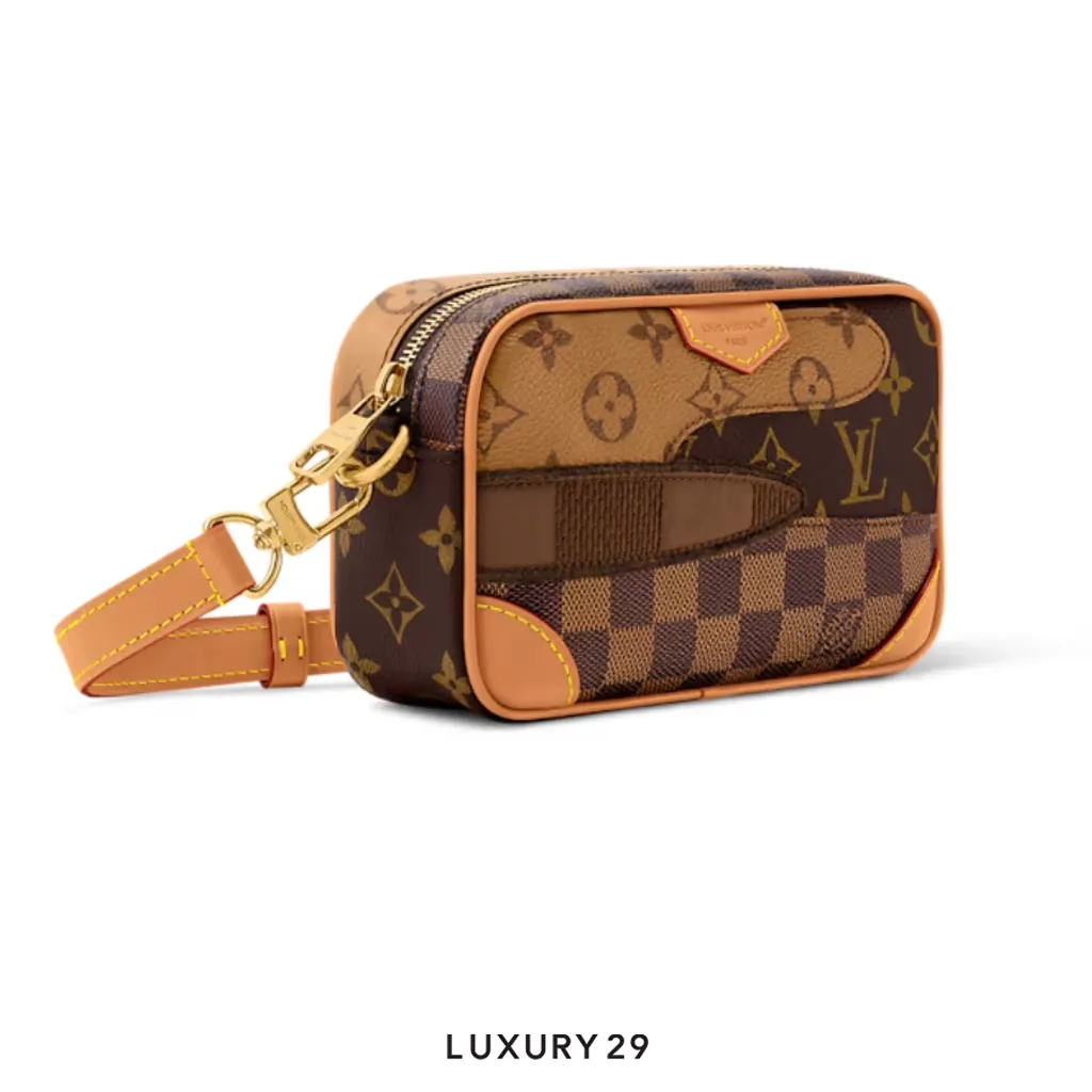 LOUIS VUITTON LV Trocadero crossbody bag Brown Monogram Landscape Canvas(Small, Brown)