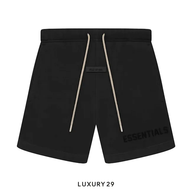 Essentials Fear Of God Sweatshorts Jet Black  (SS23)