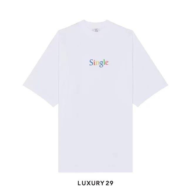 VETEMENTS Single-print T-shirt White