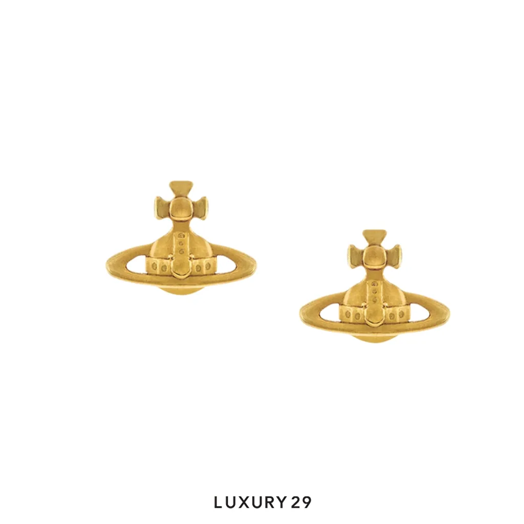 Vivienne Westwood Lorelei Stud Earrings Gold(Free Size, Gold)