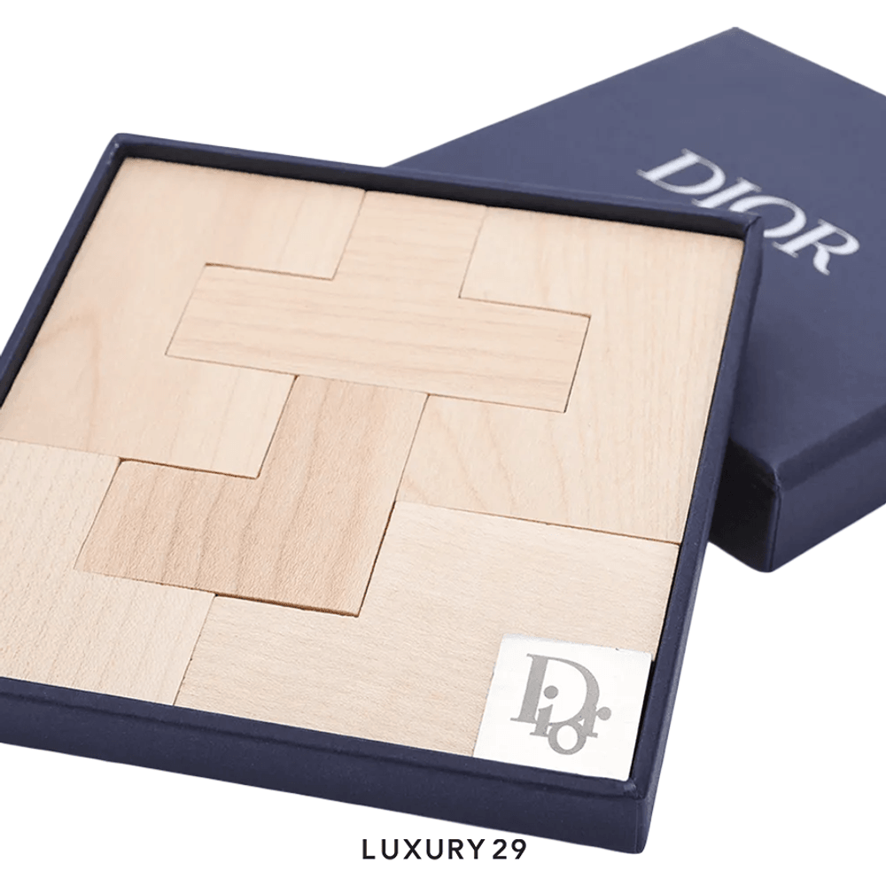 Dior Wooden Jigsaw(Small, Brown)