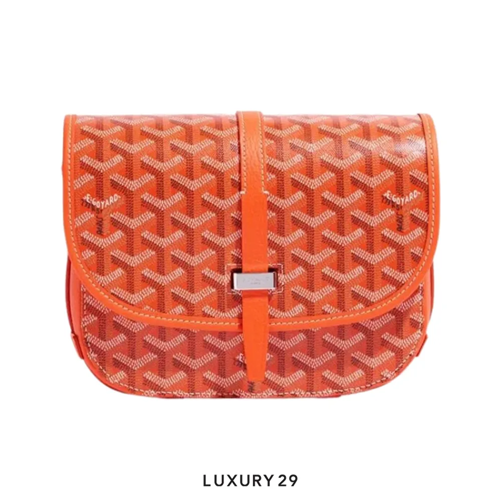 Goyard Belvedere PM Bag Orange(Small, Orange)