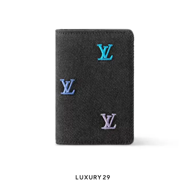Louis Vuitton LV Pocket Organizer LV Blason Denim Gradient Blue