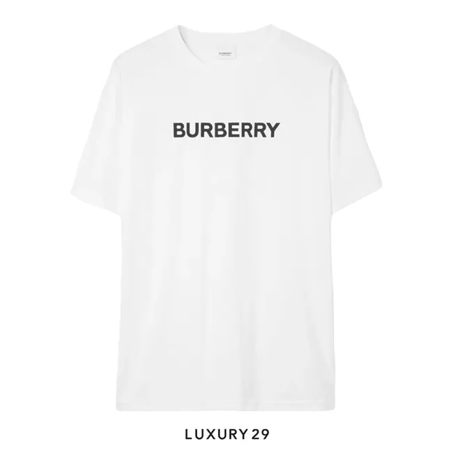Burberry Logo Cotton T-shirt White