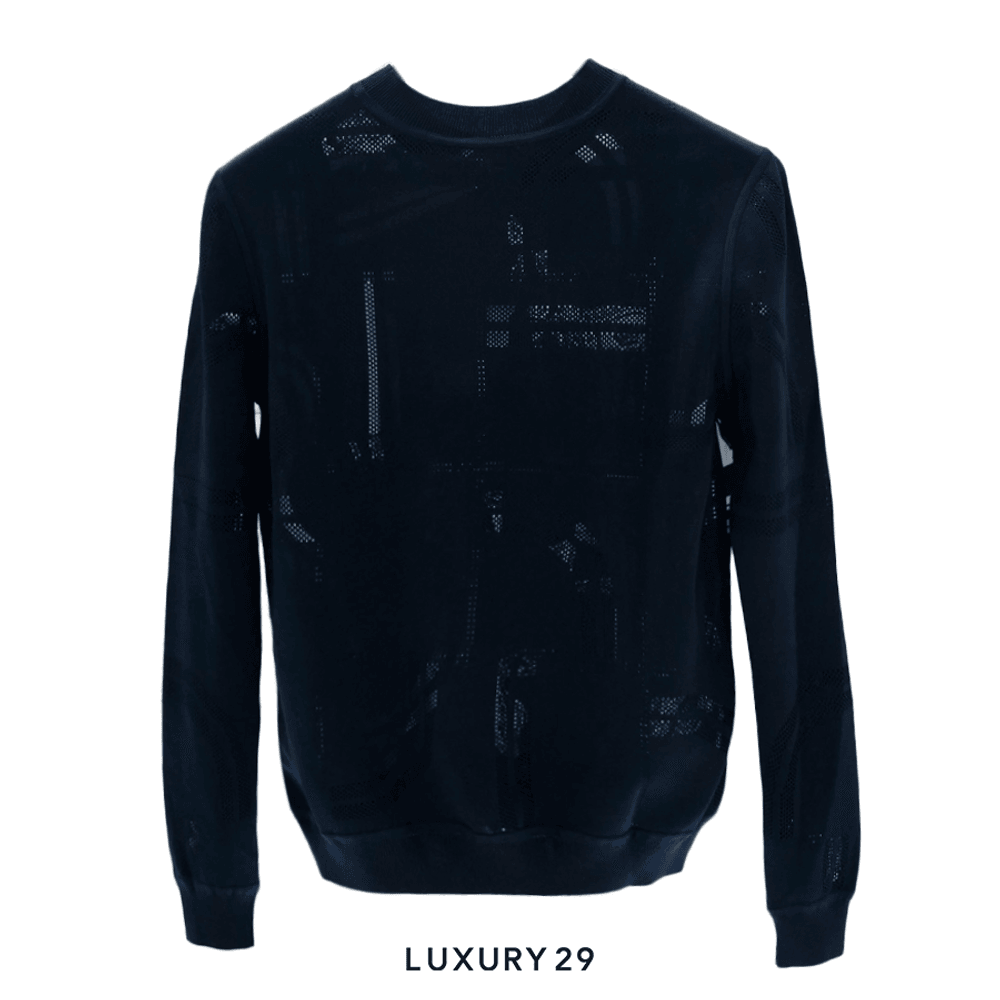 Hermes "En Desordre Finesse" Sweatshirts(S, Black)