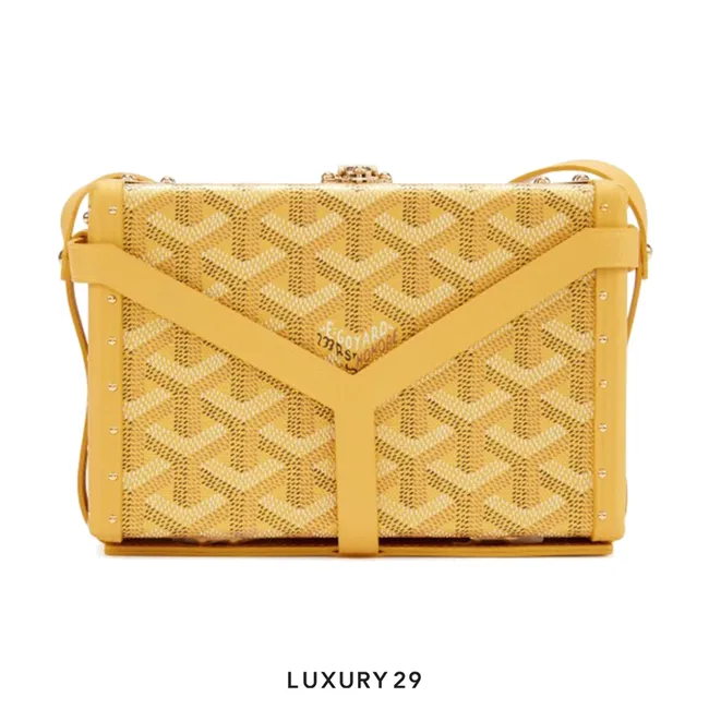 Goyard Minaudiere Trunk Bag Gold