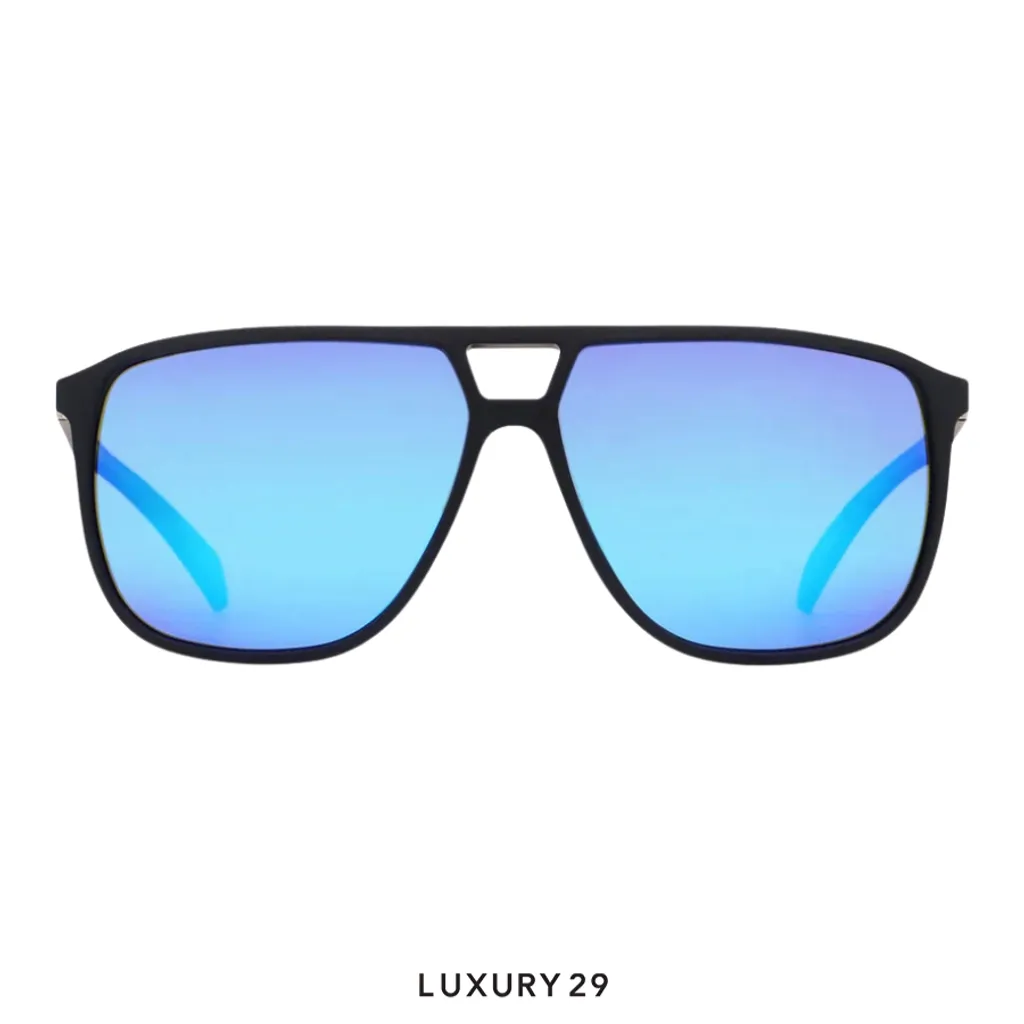 Red Bull Spect Sunglasses REDPS102-02P Double Concept smoke with dark blue mirror(Free Size, Blue)