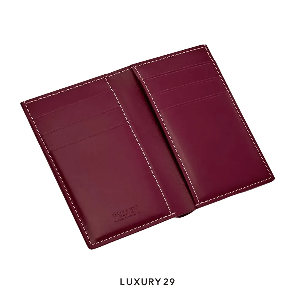 Goyard Saint-Pierre Card Wallet Card Wallet Burgundy(Small, Red)