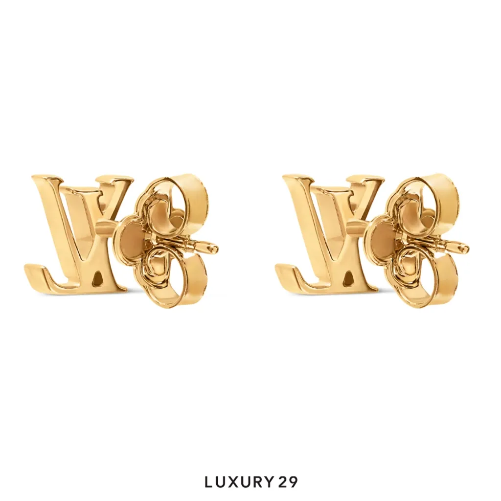 Louis Vuitton LV Iconic XS Earrings In Gold-Color hardware(Free Size, Gold)