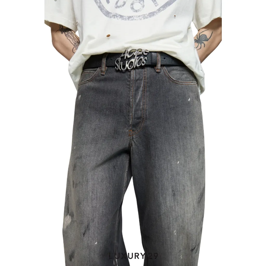 Acne Studios Loose fit jeans - 1981 U Black Trafalgar(XS/XS, Black)