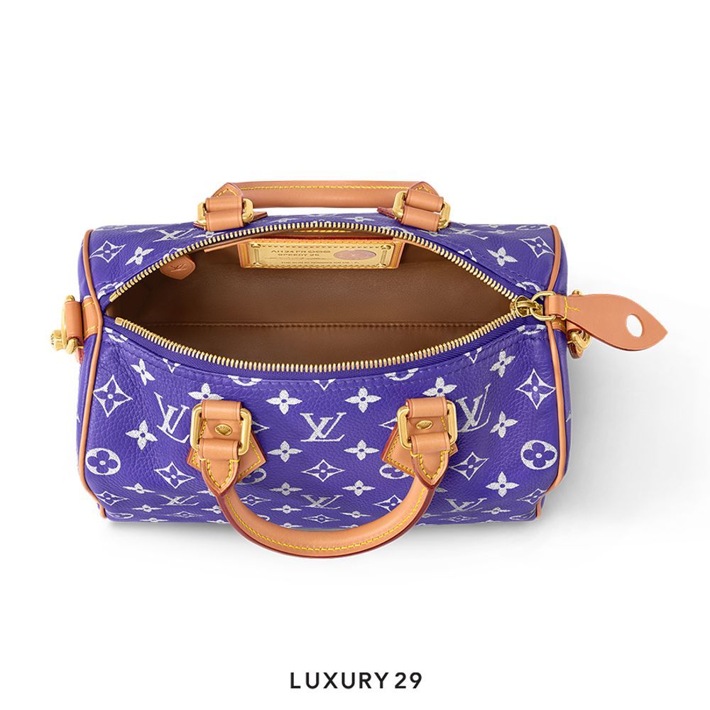 Louis Vuitton LV Speedy P9 Bandouliere 25 Amethyst purple(Mini, Purple)