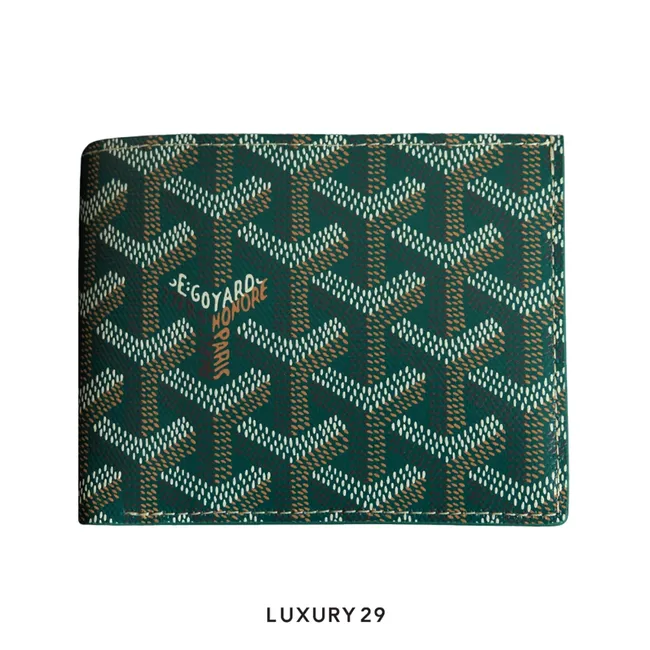 Goyard Victoire Wallet Green
