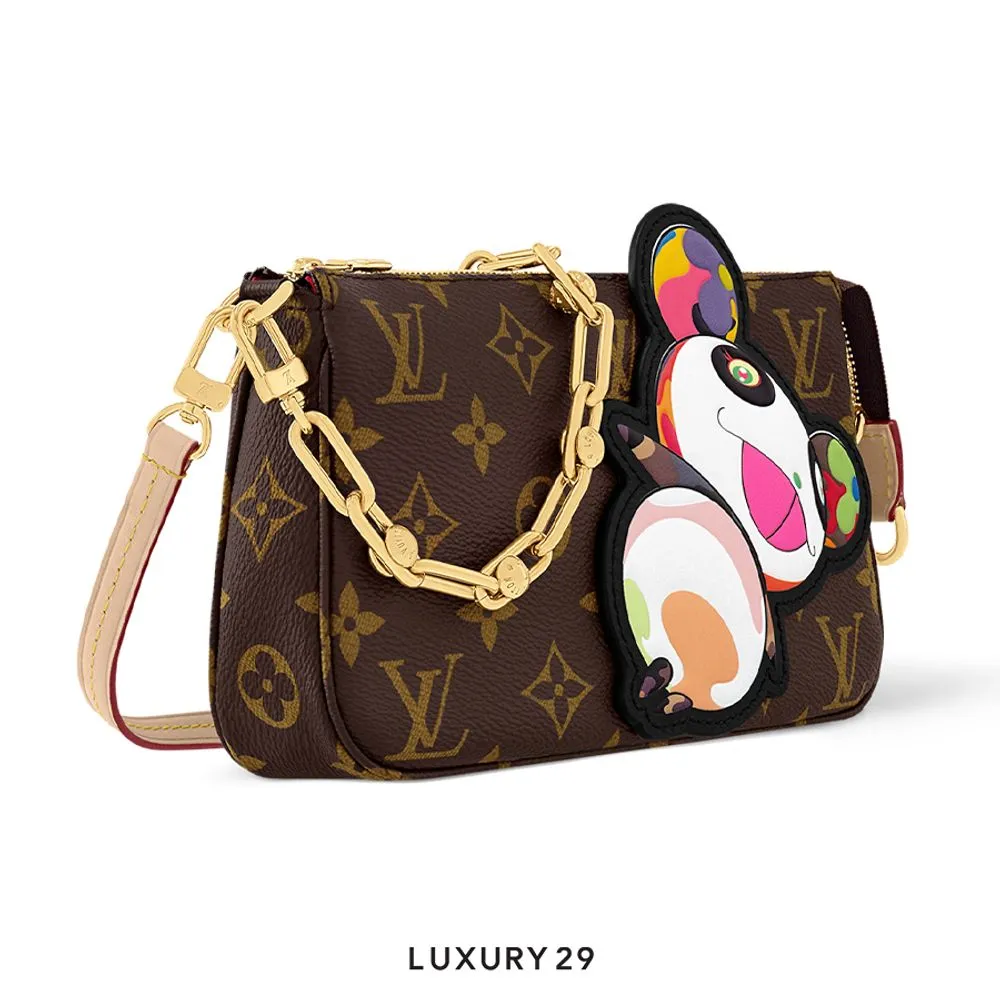 Louis Vuitton LV x TM Pochette Accessoires Pouch(Small, Brown)