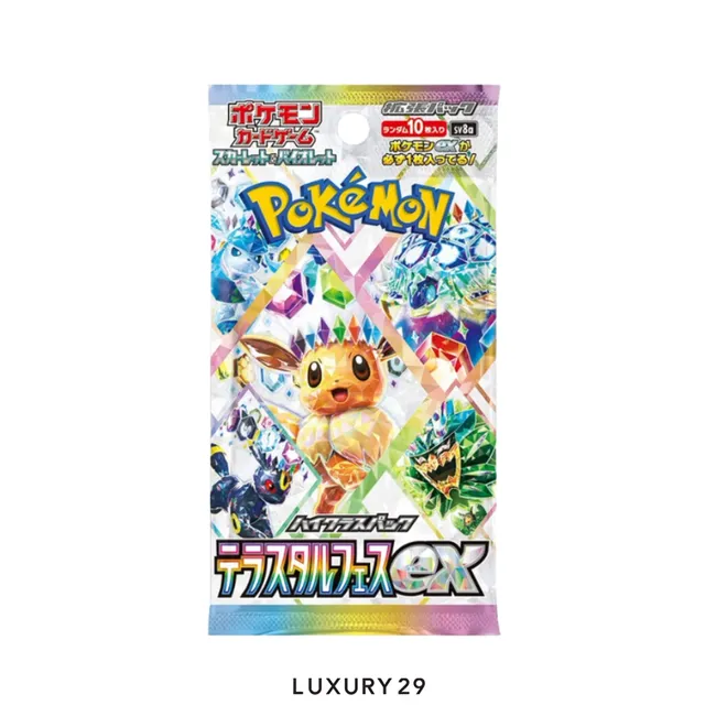 Pokemon TCG: Card Game Full Booster Box Eevee Terastal Festival EX  (JP) Booster Pack
