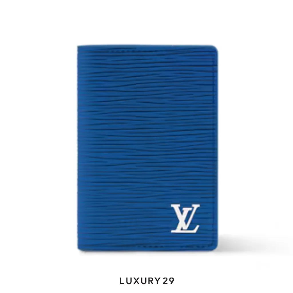 Louis Vuitton LV Pocket Organizer Wallet Blue(Small, Blue)