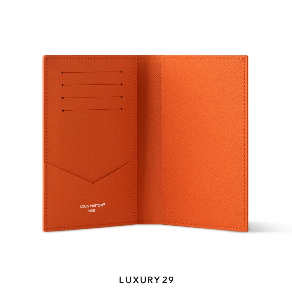 Louis Vuitton LV Passport cover Colored Monogram Canvas Orange(Small, Orange)