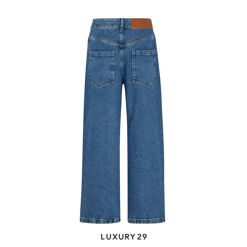 Loewe Anagram baggy jeans in denim Jeans Blue