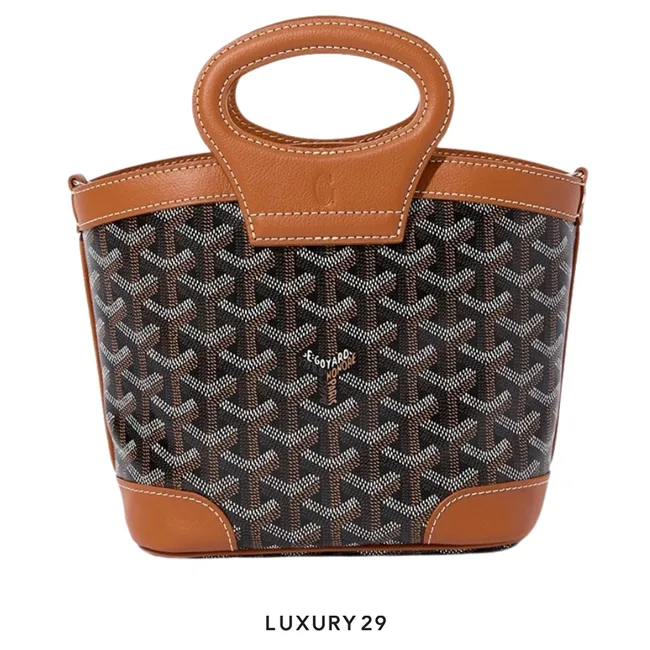 Goyard Beluga Bag Mini Black Tan