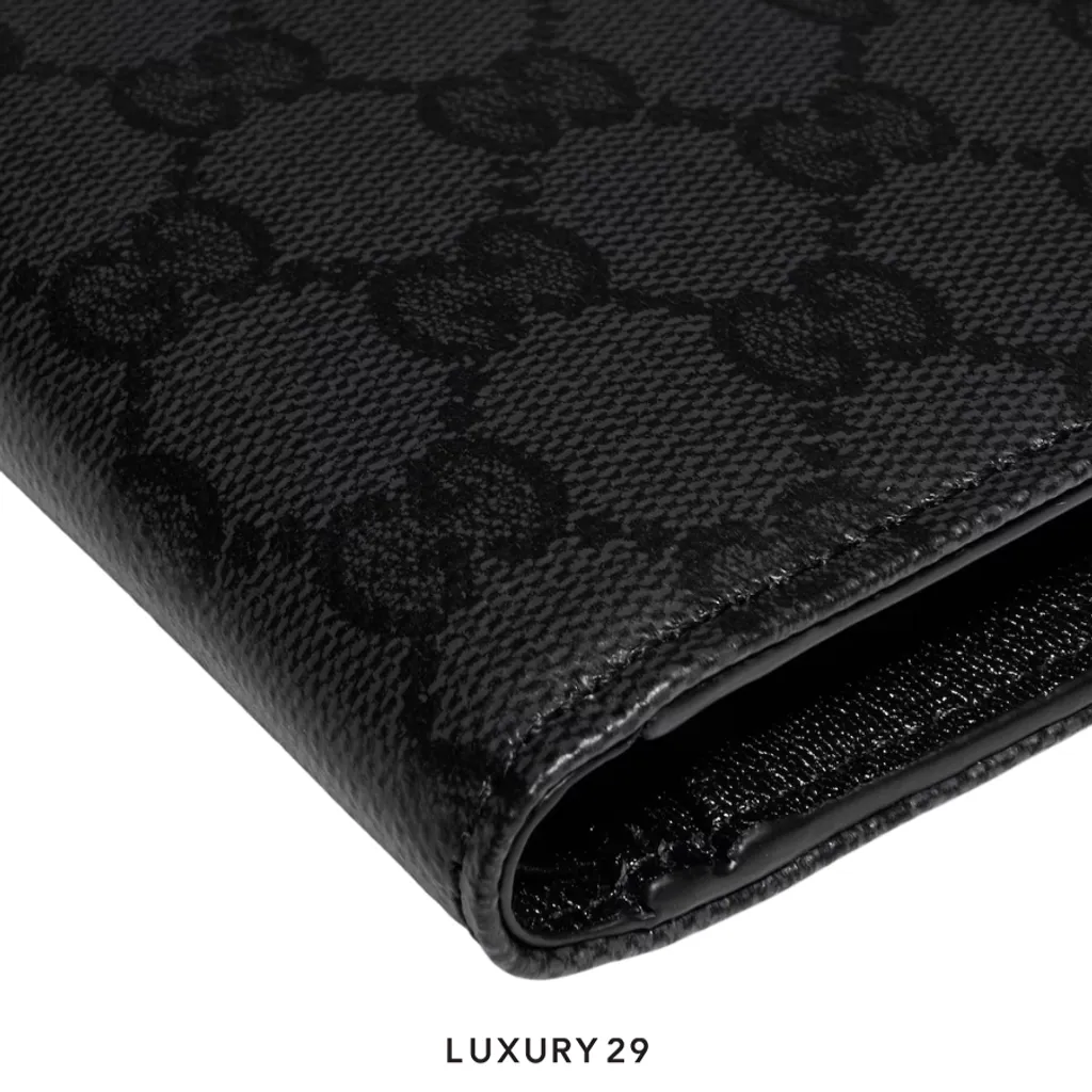 Gucci Essence Classic coin wallet Black(Small, Black)