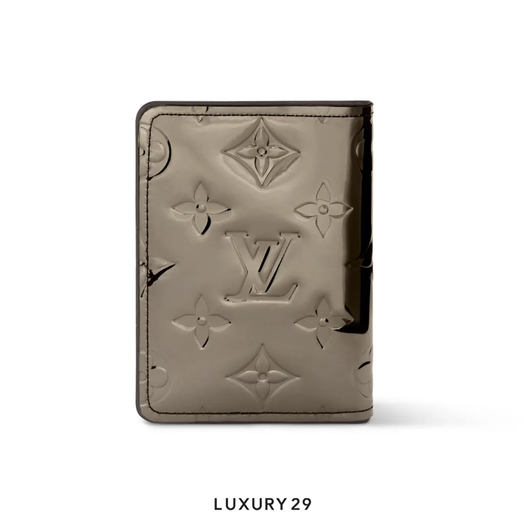 Louis Vuitton LV Pocket Organiser Gunmetal Grey(Small, Grey)
