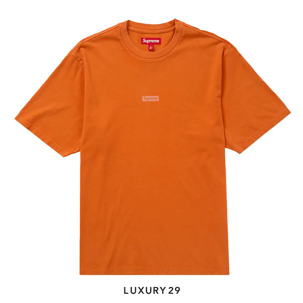Supreme Overprint Small Box Short-Sleeve Top 'Orange'(L, Orange)