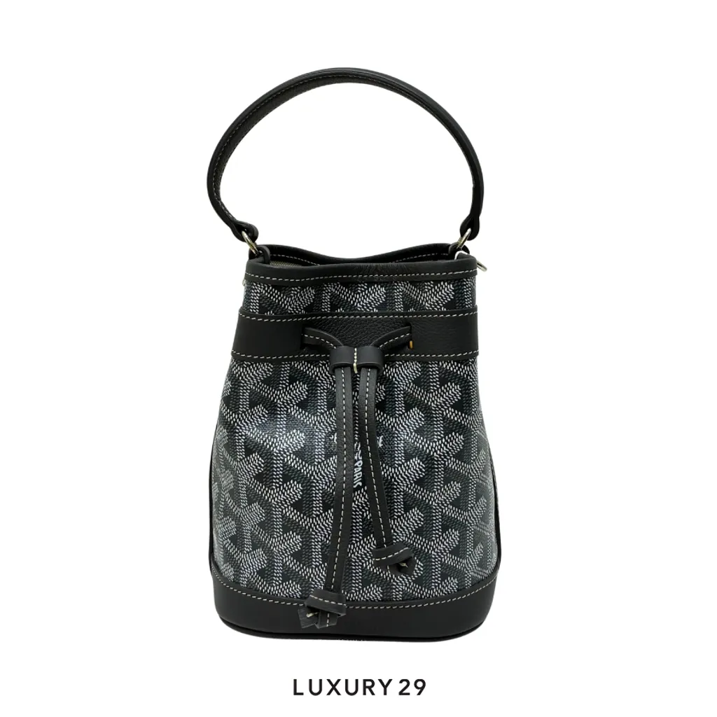 Goyard Petit Flot Mini bucket Bag Grey(Mini, Grey)