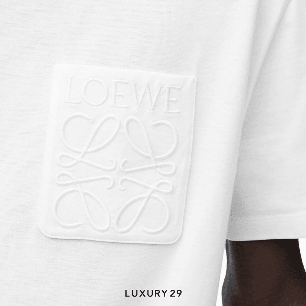 名作 fit Relaxed Loewe T-shirt White cotton in トップス