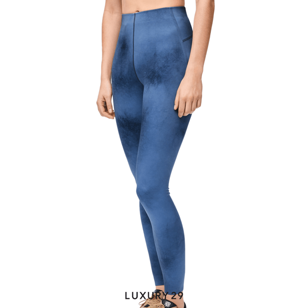 On x Loewe Active tights in technical jersey Blue/Multicolor(XS, Blue)