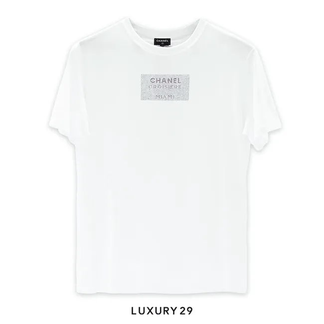 Chanel 23c Croisiere Miami White Crystal