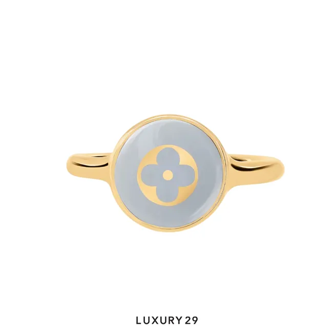 Louis Vuitton LV Pearly Confetti Ring Grey