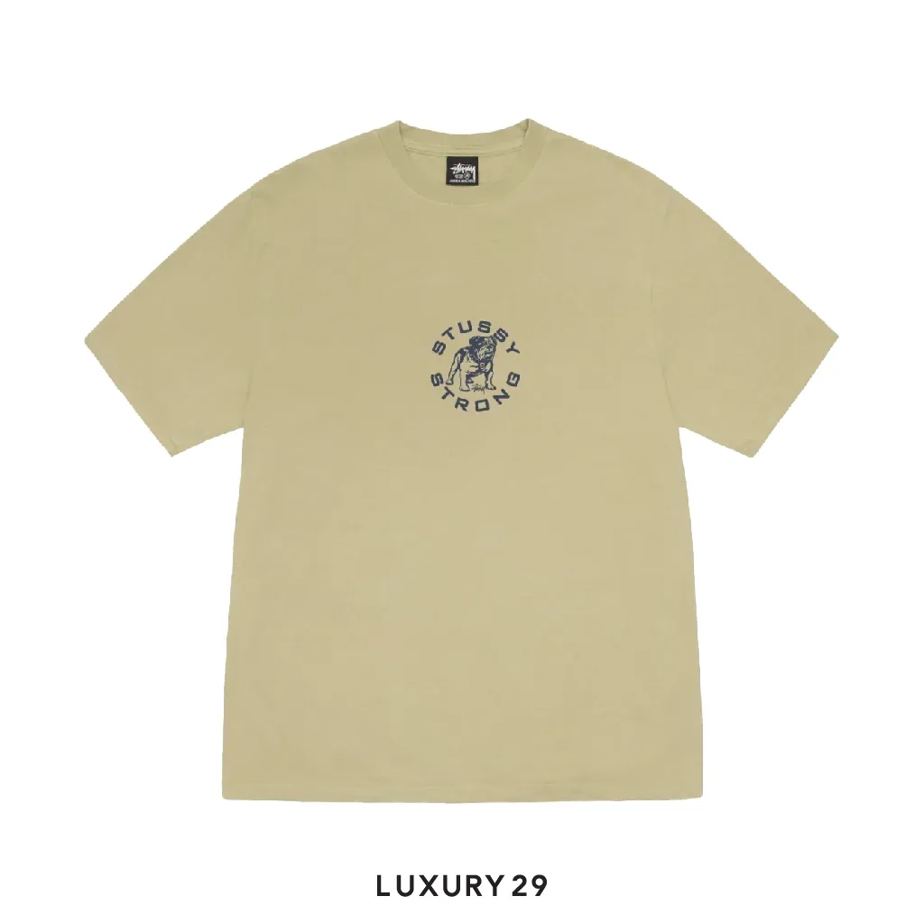 Stussy STRONG MAC TEE PIGMENT DYED ELM(S, Brown)