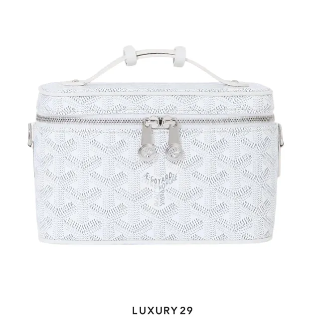 Goyard Muse Mini Vanity White